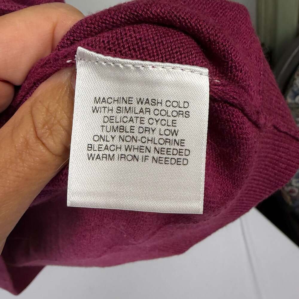 Daniel Cremieux Signature Collection V-Neck Sweater Vest Size L - Picture 6 of 7